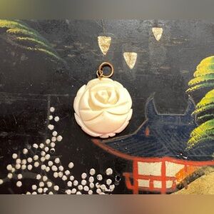 Ivory Rose Pendant